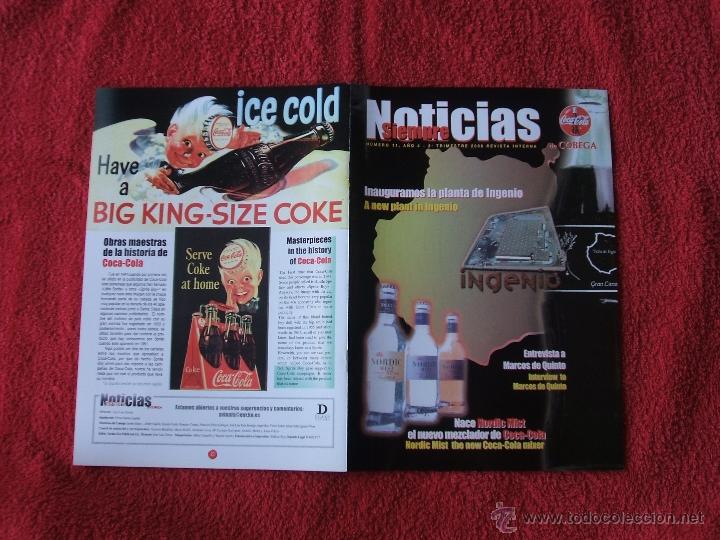 Sammeln von Coca-Cola und Pepsi: REVISTA PUBLICITARIA COCA-COLA COBEGA SIEMPRE NOTICIAS N&Uacute;MERO 11