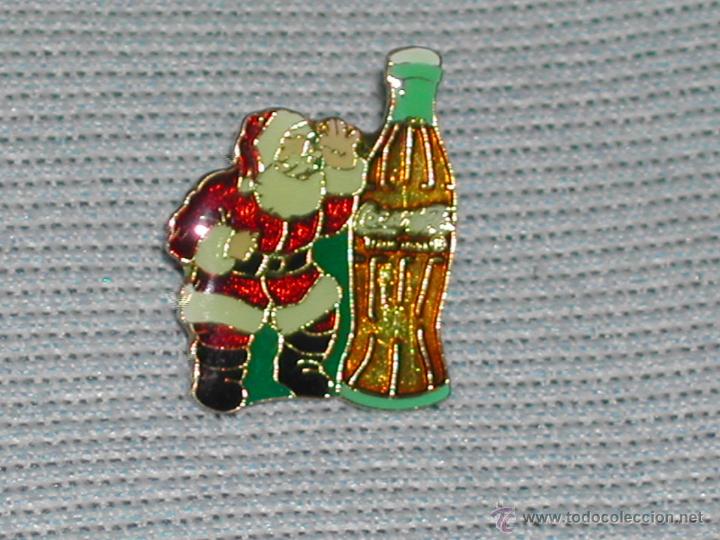 Coleccionismo de Coca-Cola y Pepsi: Pin COCA COLA y PAPA NOEL. - Foto 1