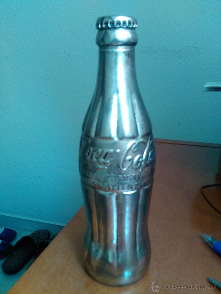 Colecionismo de Coca-Cola e Pepsi: botella botellin de metal coca cola