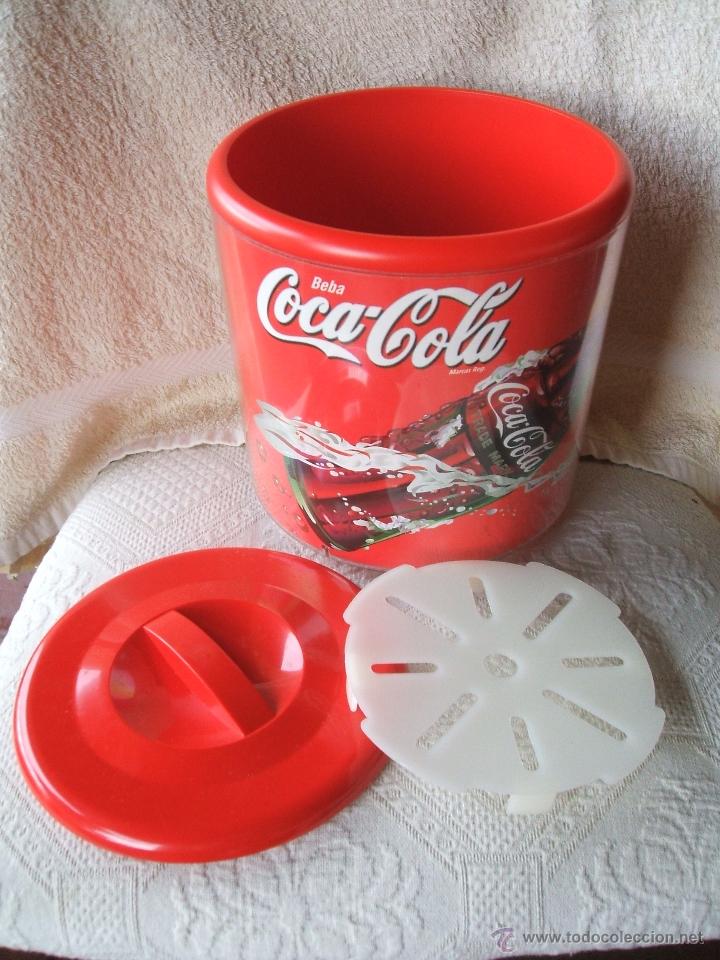 Coleccionismo de Coca-Cola y Pepsi: CUBITERA CON TAPA COCA-COLA - Foto 3