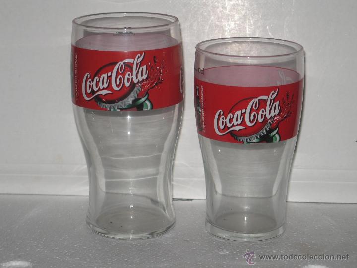 Coleccionismo de Coca-Cola y Pepsi: LOTE DOS VASOS COCA COLA