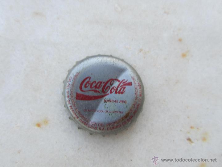 Collezionismo di Coca-Cola e Pepsi: CHAPA COCA COLA MALAGA CROMO JUGADOR DE FUTBOL