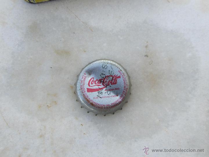Collezionismo di Coca-Cola e Pepsi: CHAPA COCA COLA MALAGA CROMO JUGADOR DE FUTBOL