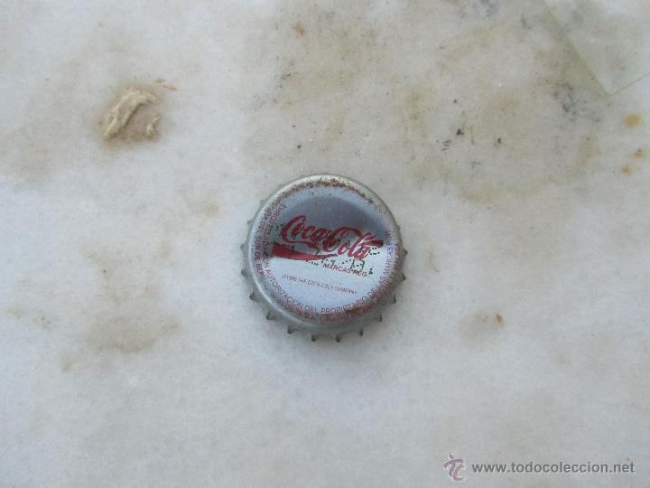 Collezionismo di Coca-Cola e Pepsi: CHAPA COCA COLA MALAGA CROMO JUGADOR DE FUTBOL