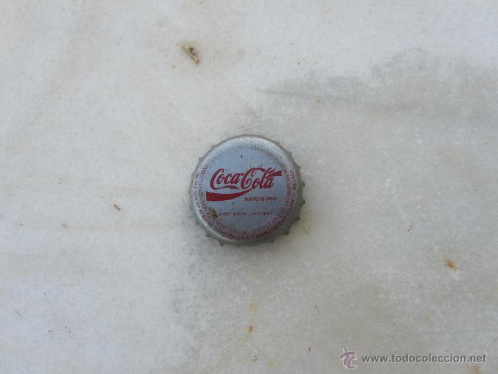 Collezionismo di Coca-Cola e Pepsi: CHAPA COCA COLA MALAGA CROMO JUGADOR DE FUTBOL