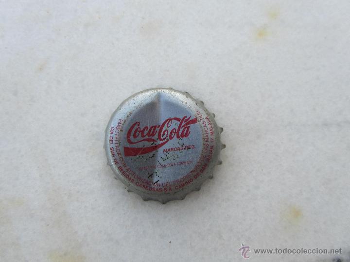 Collezionismo di Coca-Cola e Pepsi: CHAPA COCA COLA MALAGA CROMO JUGADOR DE FUTBOL