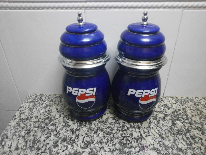 Coleccionismo de Coca-Cola y Pepsi: LOTE DE PIEZAS PEPSI DE CERAMICA