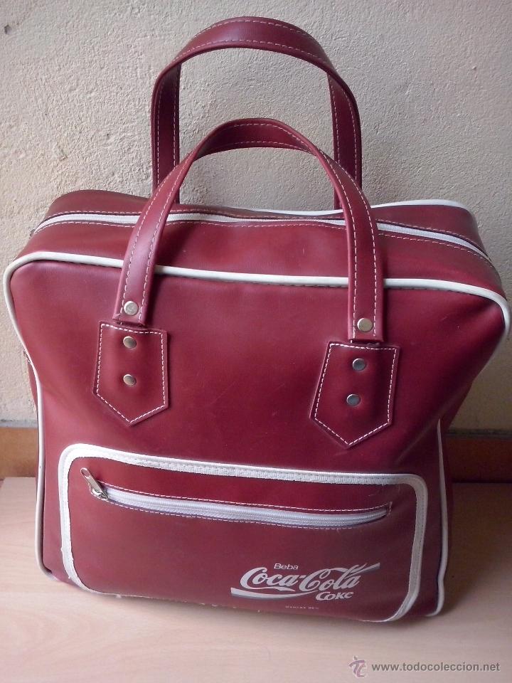 Coleccionismo de Coca-Cola y Pepsi: bolso coca cola a&ntilde;os 70