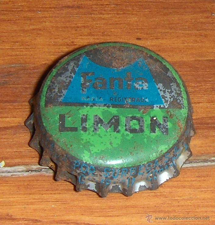 Coleccionismo de Coca-Cola y Pepsi: CHAPA DE FANTA DE LIMON. - Foto 1