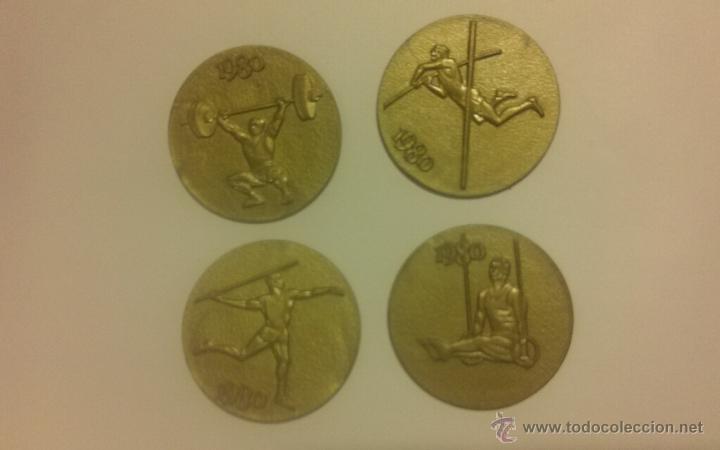 Collezionismo di Coca-Cola e Pepsi: LOTE FICHAS MEDALLAS JUEGOS OL&Iacute;MPICOS 1980 COCA COLA MOSCU. KOKA KORA
