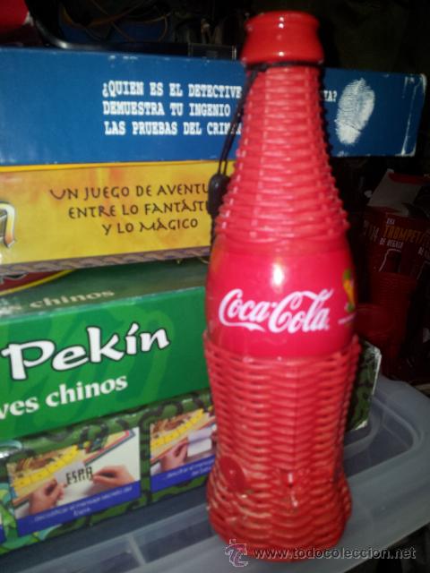 Colecionismo de Coca-Cola e Pepsi: BOTELLA O ENVASE DE PLASTICO DE COCACOLA, OFFICIAL MUNDIAL BRASIL PARA HACER RUIDOS