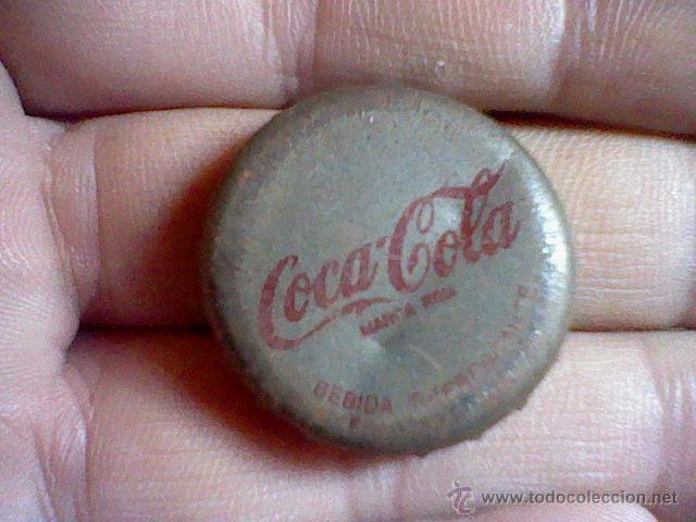 Collezionismo di Coca-Cola e Pepsi: antigua chapa COCA COLA COCACOLA con signos paso tiempo fotos