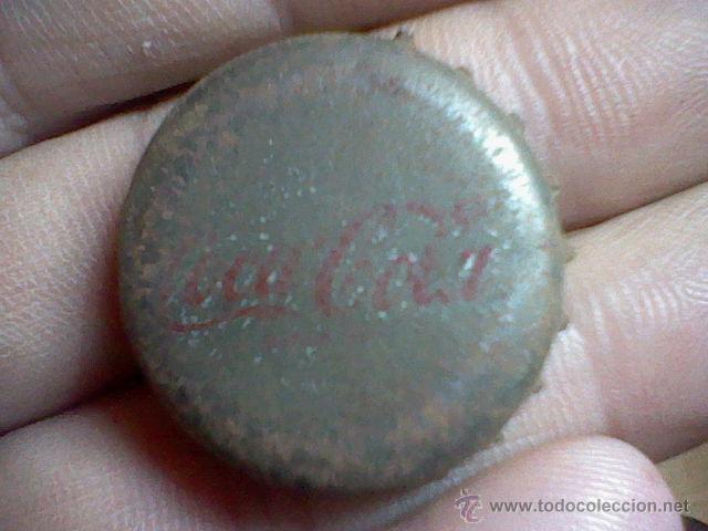Collezionismo di Coca-Cola e Pepsi: antigua chapa COCA COLA COCACOLA con signos paso tiempo fotos