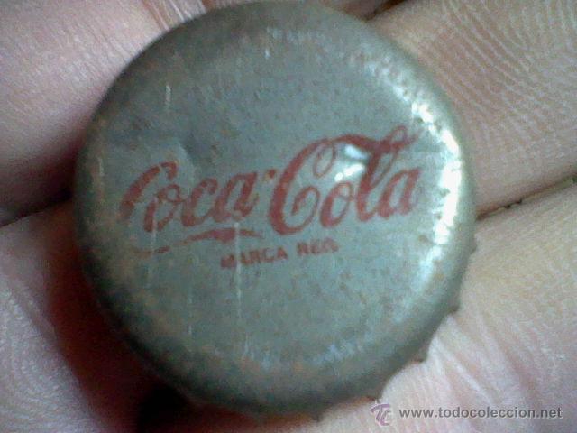 Collezionismo di Coca-Cola e Pepsi: antigua chapa COCA COLA COCACOLA con signos paso tiempo fotos