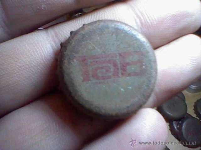 Coleccionismo de Coca-Cola y Pepsi: antigua chapa Tab COLA REFRESCO con signos paso tiempo fotos