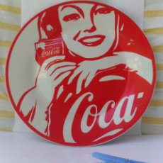 Coleccionismo de Coca-Cola y Pepsi: ANTIGUO PLATO - VINTAGE - COCA COLA - 220 MM DIAMETRO. Lote 45735534