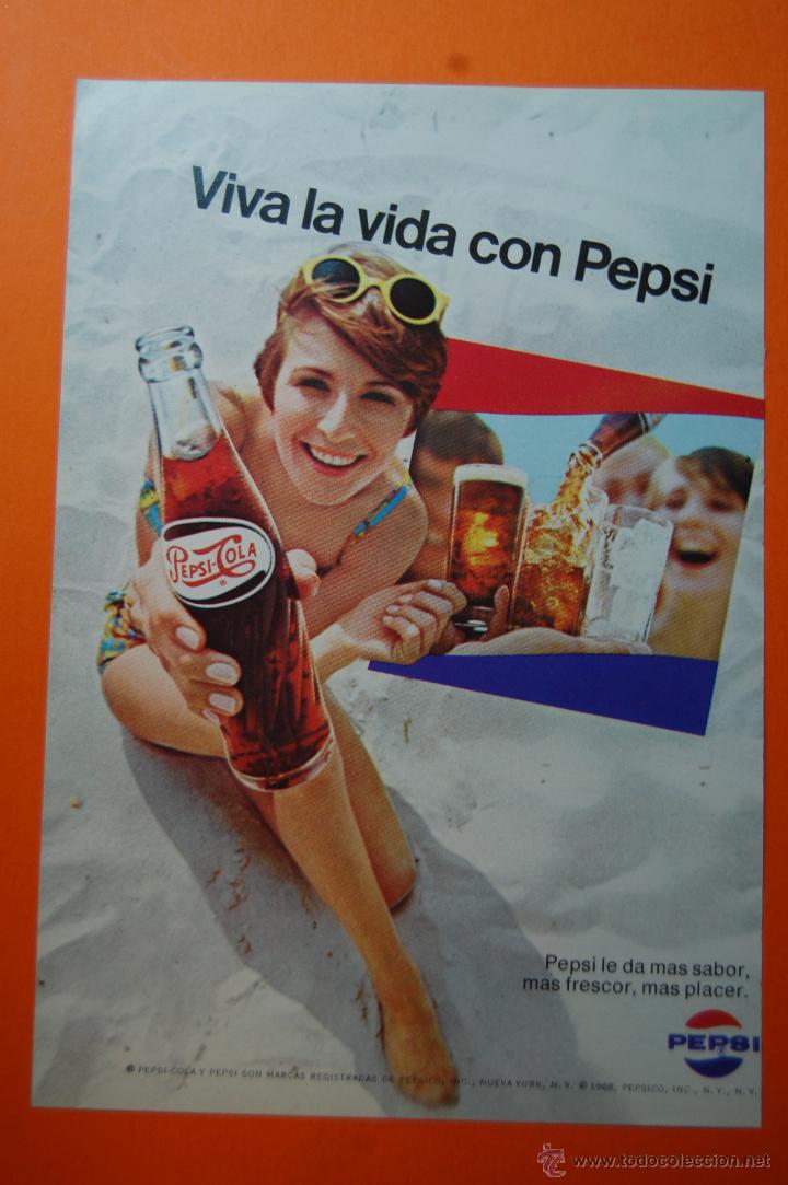 Colecionismo de Coca-Cola e Pepsi: PUBLICIDAD - 1968 - COLECCION PEPSI COLA