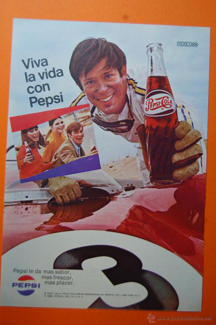 Colecionismo de Coca-Cola e Pepsi: PUBLICIDAD - 1968 - COLECCION PEPSI COLA PATROCINADOR MEXICO 68