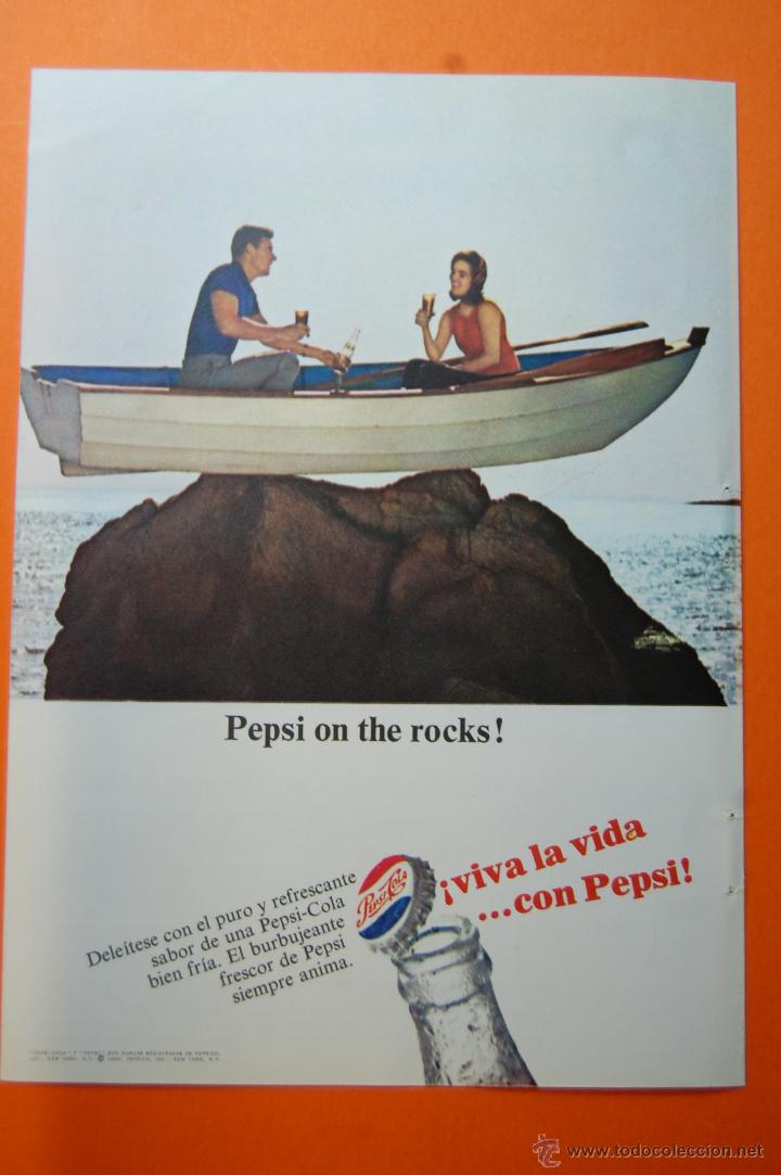 Colecionismo de Coca-Cola e Pepsi: PUBLICIDAD - 1966 - COLECCION PEPSI COLA