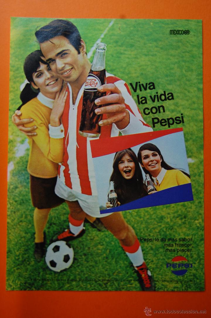 Colecionismo de Coca-Cola e Pepsi: PUBLICIDAD - 1968 - COLECCION PEPSI COLA PATROCINADO MEXICO 68