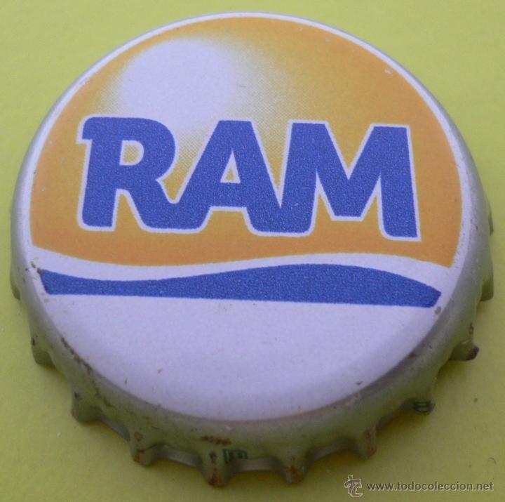 Coleccionismo de Coca-Cola y Pepsi: CHAPA LACTEO RAM -SPAIN- KRONKORKEN TAPPI FABRICANTE -U-