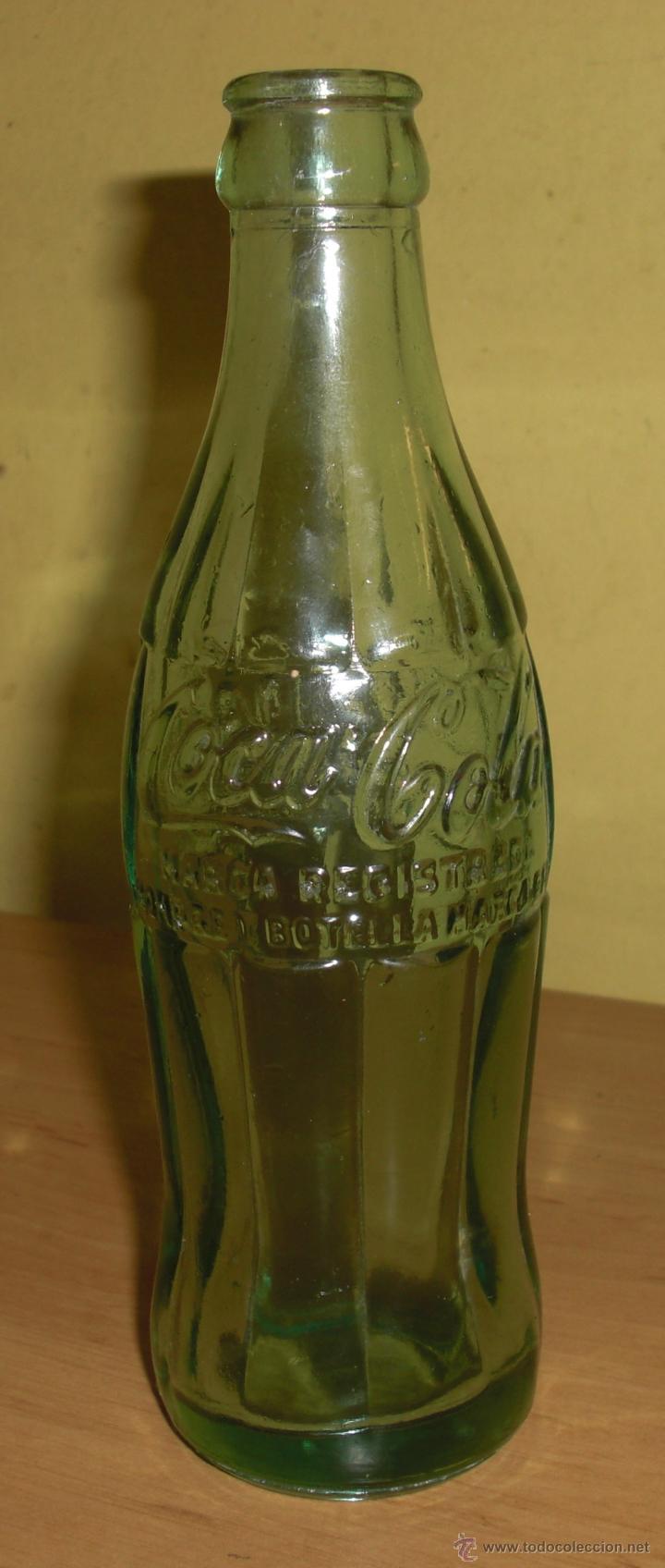 Collectionnisme de Coca-Cola et Pepsi: BOTELLIN DE COCA COLA GRABADO ALTURA 20 CMS.