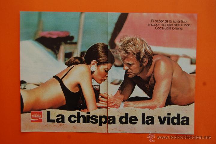 Colecionismo de Coca-Cola e Pepsi: PUBLICIDAD 1971 - COLECCION REFRESCOS - COCA COLA DOBLE PAGINA