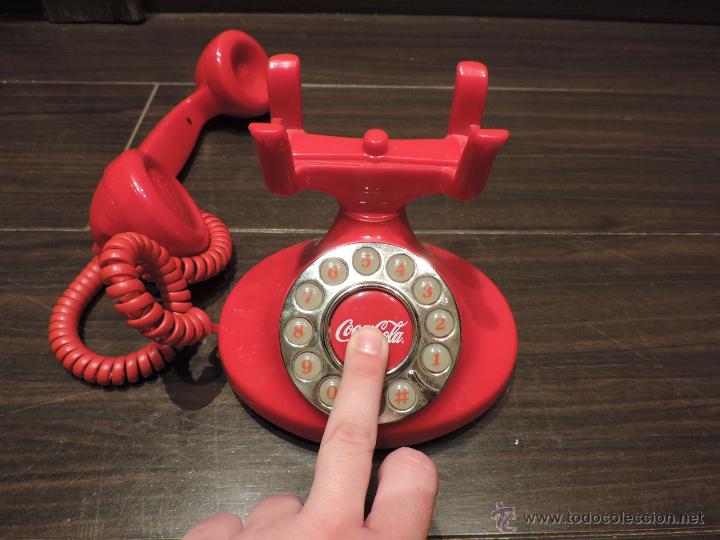 Coleccionismo de Coca-Cola y Pepsi: Telefono Rojo Estilo Retro de Coca - Cola - Foto 7