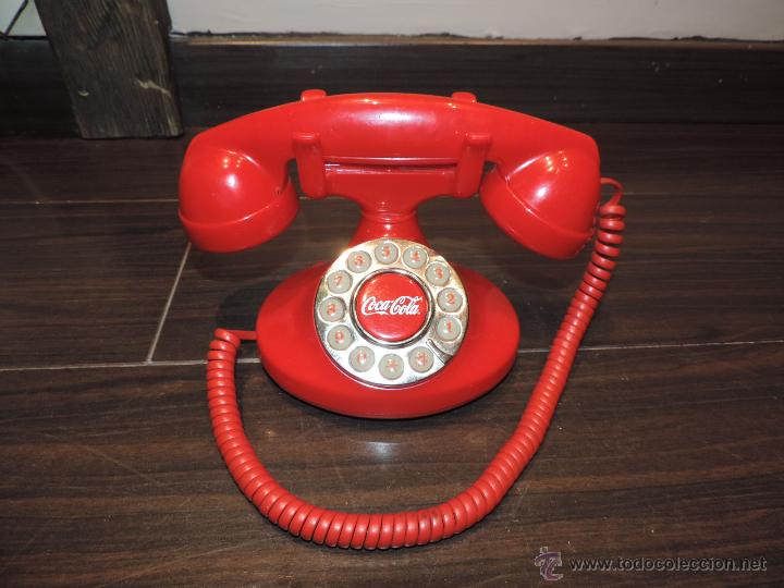 Coleccionismo de Coca-Cola y Pepsi: Telefono Rojo Estilo Retro de Coca - Cola - Foto 9
