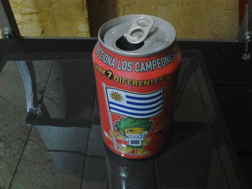 Collectionnisme de Coca-Cola et Pepsi: LATA COCA COLA.MUNDIAL SUDAFRICA 2010.COLECCIONA LOS CAMPEONES.FRANCIA.VACIA.