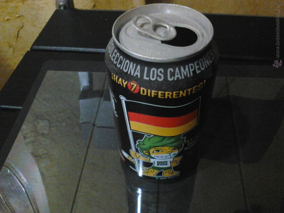 Collectionnisme de Coca-Cola et Pepsi: LATA COCA COLA ZERO.MUNDIAL SUDAFRICA 2010.COLECCIONA LOS CAMPEONES.ALEMANIA.VACIA.