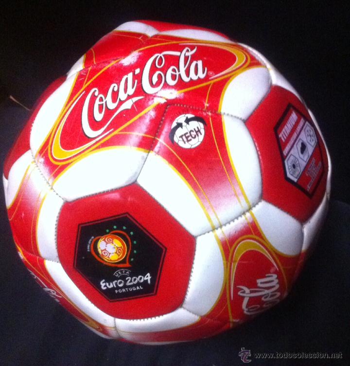 Sammeln von Coca-Cola und Pepsi: balon de futbol con publicidad de coca-cola euro 2004 uefa portugal