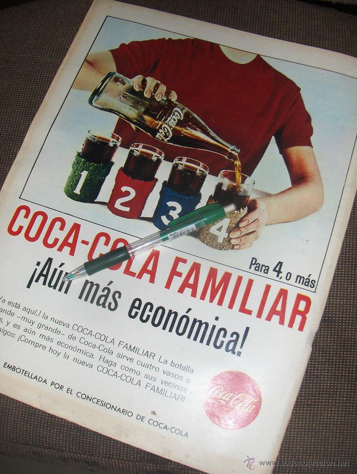 Sammeln von Coca-Cola und Pepsi: COCA COLA FAMILIAR, AUN MAS ECONOMICA. FELICES FIESTAS. 3 ANUNCIOS.