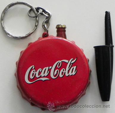 Collectionnisme de Coca-Cola et Pepsi: COCA COLA MECHERO LLAVERO FORMA CHAPA DE BOTELLA - FUNCIONA PUBLICIDAD -M&Aacute;S COSAS COCACOLA EN VENTA