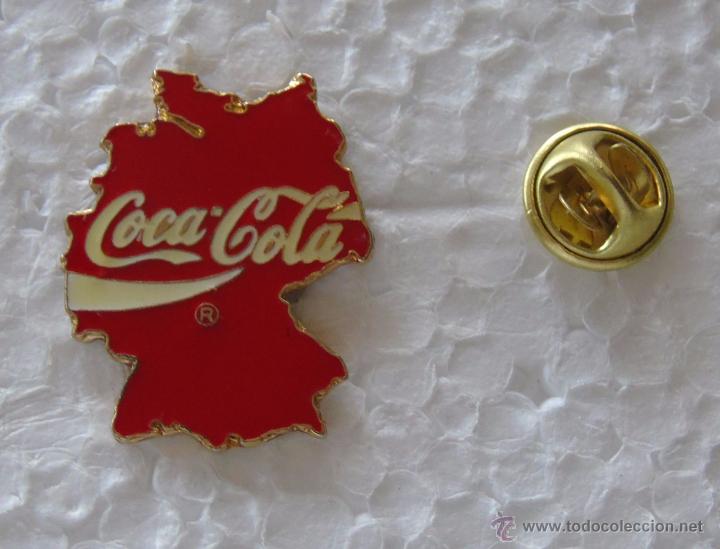 Coleccionismo de Coca-Cola y Pepsi: PIN DE COCA COLA. MAPA DE ALEMANIA - Foto 1