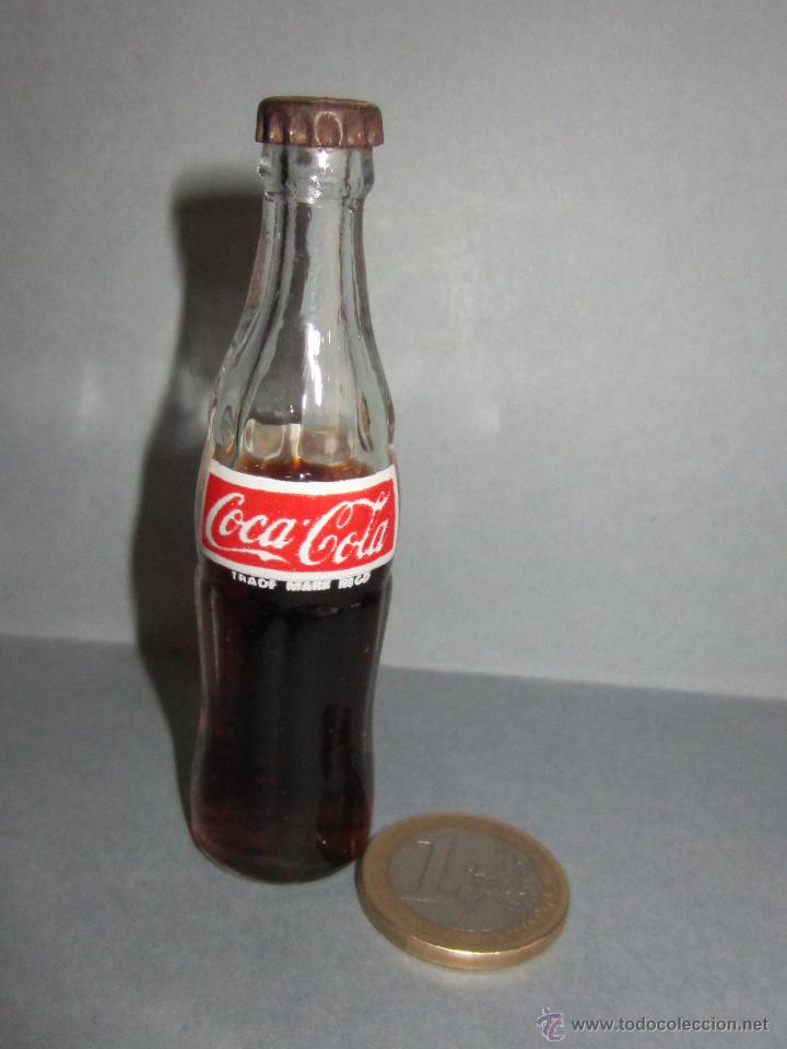Coleccionismo de Coca-Cola y Pepsi: Botella Coca Cola Miniatura. - Foto 3