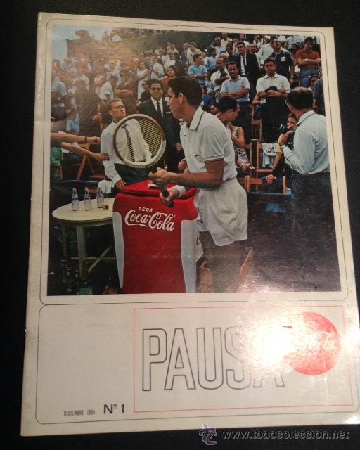 Sammeln von Coca-Cola und Pepsi: revista oficial de coca-cola pausa numero n&ordm; 1 de diciembre de 1965