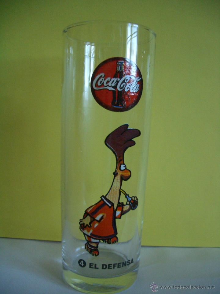 Sammeln von Coca-Cola und Pepsi: VASO DE TUBO DE COCA COLA - N&Uacute;MERO 4 - EL DEFENSA