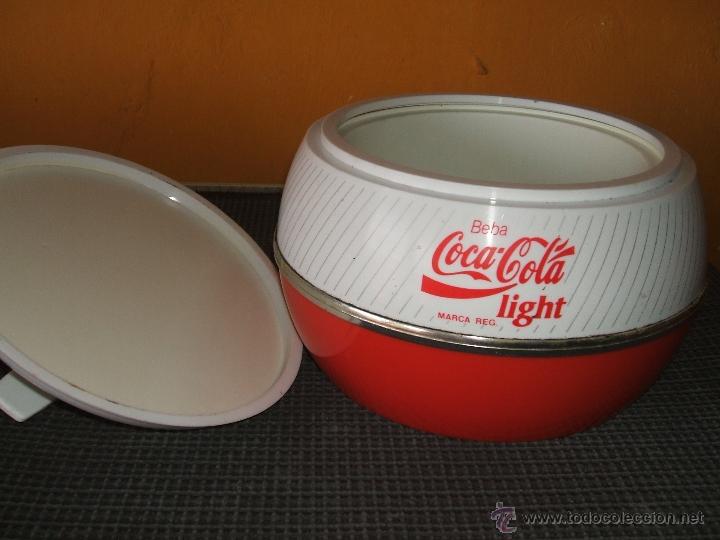 Coleccionismo de Coca-Cola y Pepsi: CUBITERA CON TAPA COCA-COLA LIGHT. - Foto 5