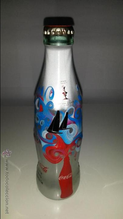Sammeln von Coca-Cola und Pepsi: BOTELLA LLENA COCA COLA DE LA 32 AMERICA`S CUP, DE VALENCIA COCACOLA AMERICA