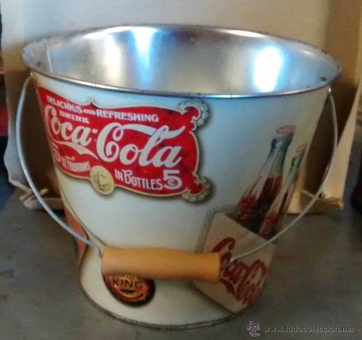 Coleccionismo de Coca-Cola y Pepsi: Cubo de propaganda de Coca Cola - Foto 1