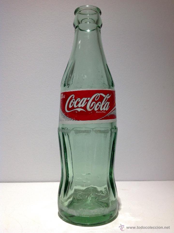 Collectionnisme de Coca-Cola et Pepsi: ANTIGUA BOTELLA DE COCA COLA ETIQUETA DE PAPEL, 20 CL