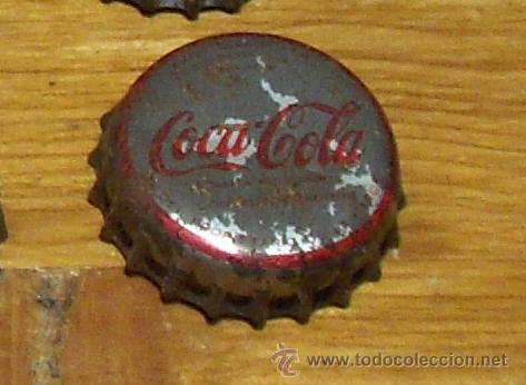Collectionnisme de Coca-Cola et Pepsi: CHAPA DE COCA COLA, MALAGA. TRASERA DE CORCHO.