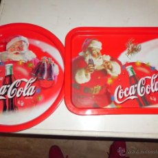 Coleccionismo de Coca-Cola y Pepsi: LOTE 2 BANDEJAS DE COCA COLA VINTAGE . Lote 51696085