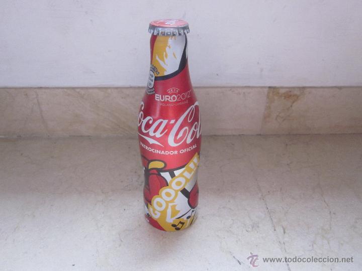 Coleccionismo de Coca-Cola y Pepsi: BOTELLA COCA-COLA EURO 2012 MODELO GOOL!! - SIN ABRIR