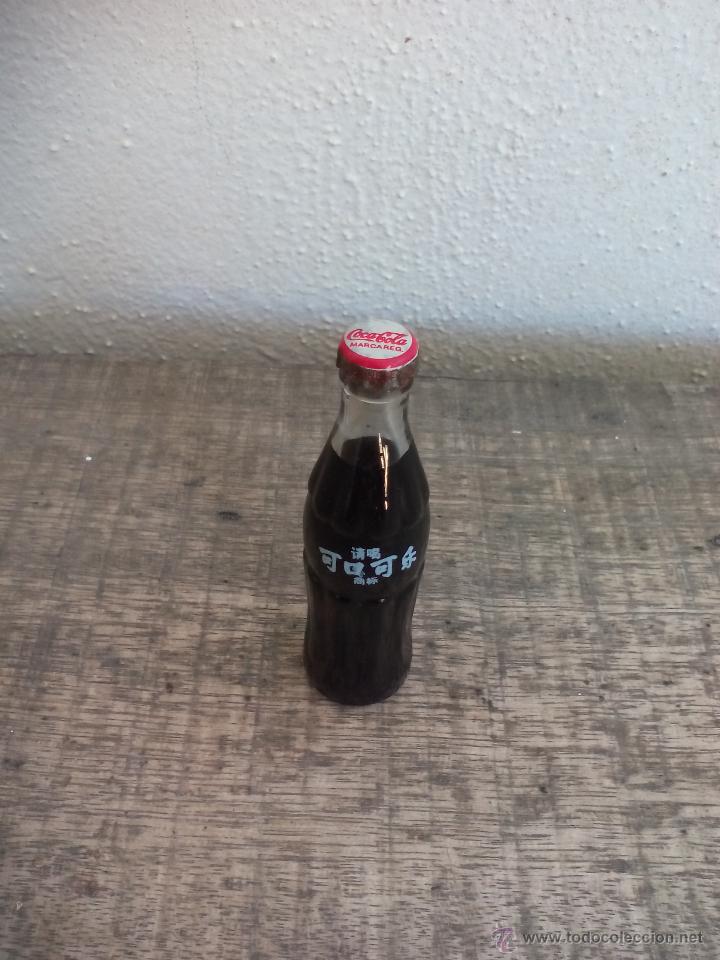 Coleccionismo de Coca-Cola y Pepsi: Mini botella de cristal de Coca-Cola, Coke. Cocacola bottle. 8 cm. Botellita de colecci&oacute;n...