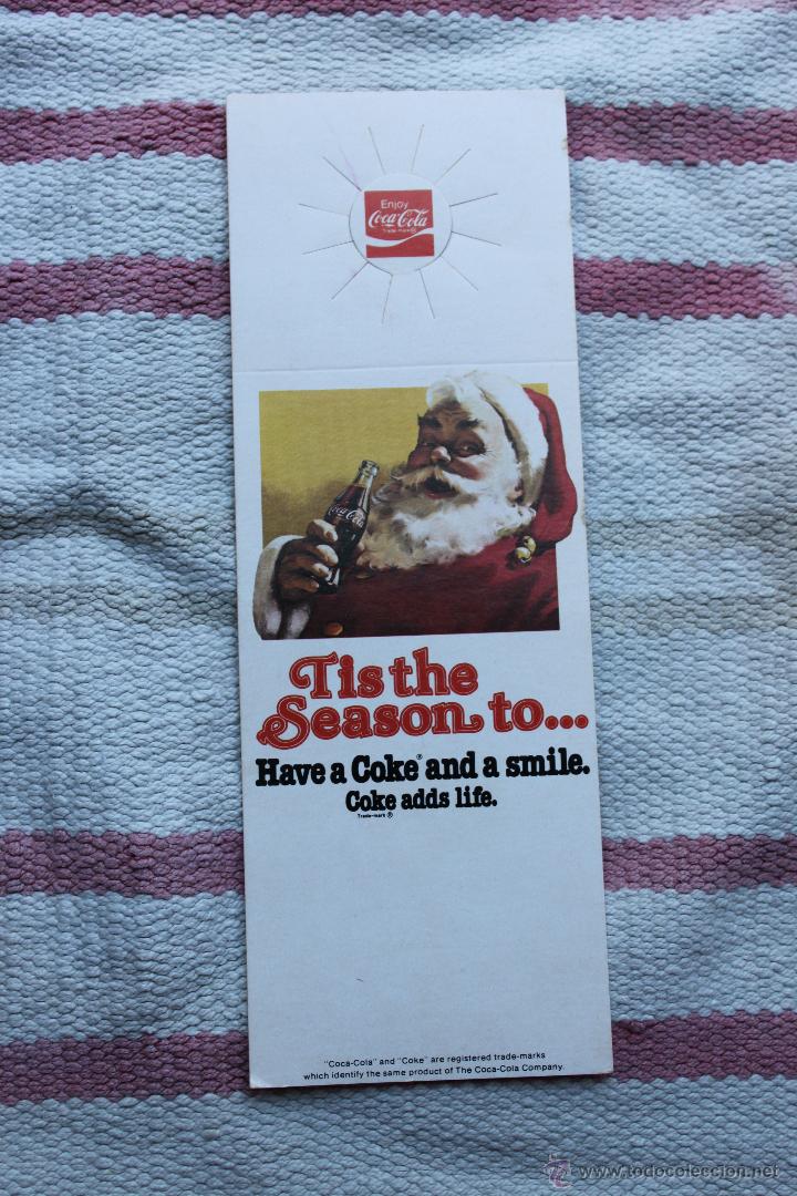 Coleccionismo de Coca-Cola y Pepsi: TARJETA COCA COLA