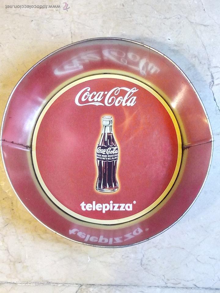 Collecting of Coca-Cola and Pepsi: CUBITERA COCA COLA - TELEPIZZA - FUENTE COCACOLA.