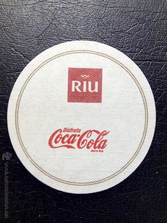 Colecionismo de Coca-Cola e Pepsi: POSAVASOS HOTEL RIU - COCACOLA - COCA COLA.