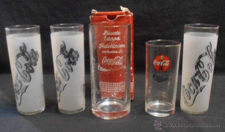 Coleccionismo de Coca-Cola y Pepsi: 5, CINCO VASOS DE COCA COLA - Foto 1